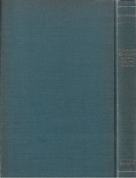 The English Church and its Laws, 12th to 14th Centuries