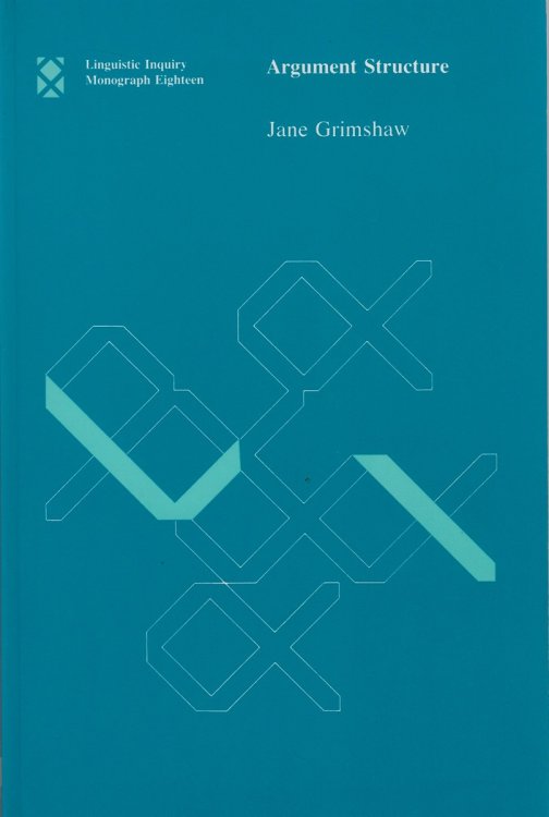 Argument Structure Volume 18