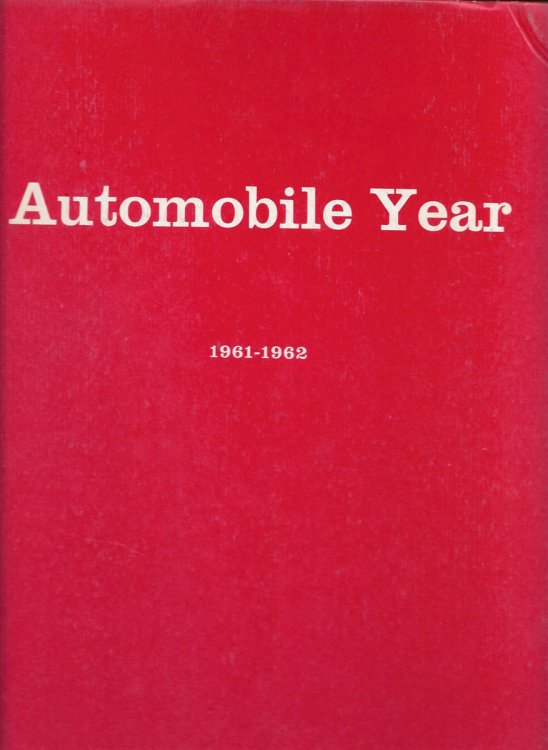 Automobile Year No.10 1961-1962