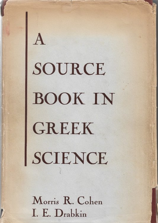 A Source Book in Greek Science