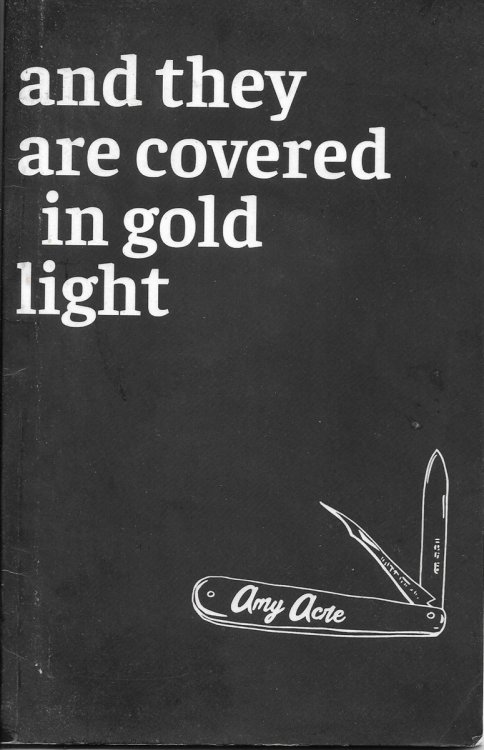 And They Are Covered in Gold Light [signed]