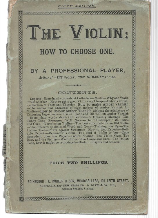 The Violin: How to Choose One