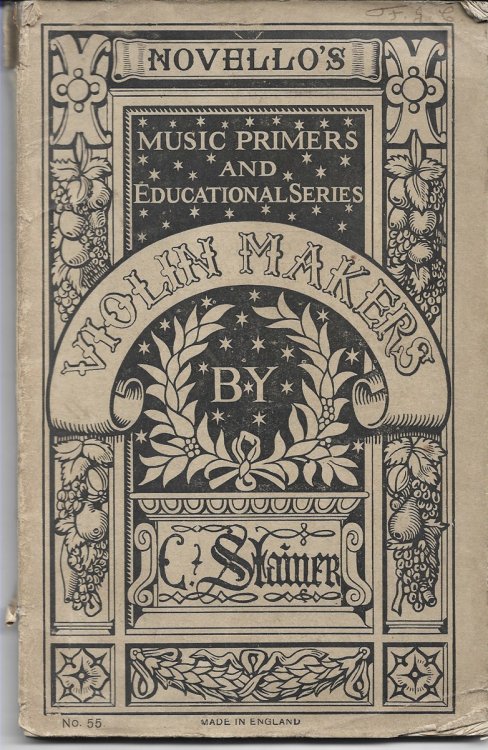 A Dictionary of Violin Makers, compiled from the best authorities