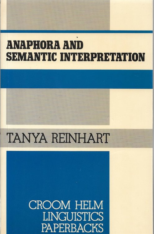 Anaphora and Semantic Interpretation