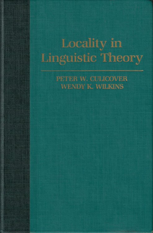 Locality in Linguistic Theory