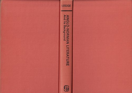 Anglo-Norman Literature and its Background