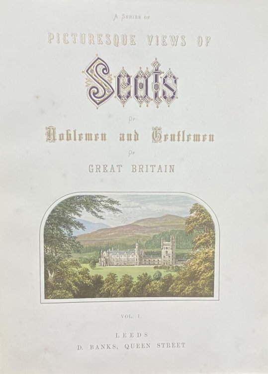 Picturesque Views of Seats of Noblemen and Gentlemen of Great Britain, 6 Volume Set
