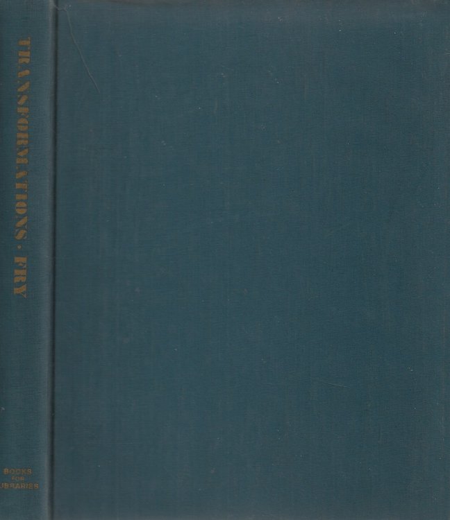 Transformations Critical and Speculative Essays on Art