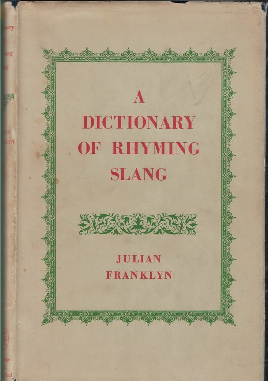 A Dictionary of Rhyming Slang