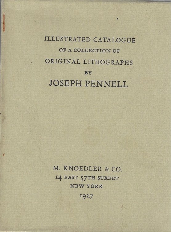 Illustrated Catalogue of a Collection of Original Lithographs
