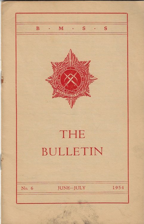 The Bulletin: No. 6, June-July 1954
