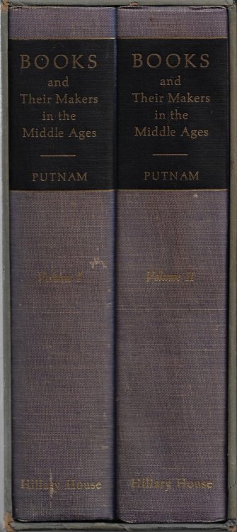 Books and Their Makers in the Middle Ages, 2 Volumes
