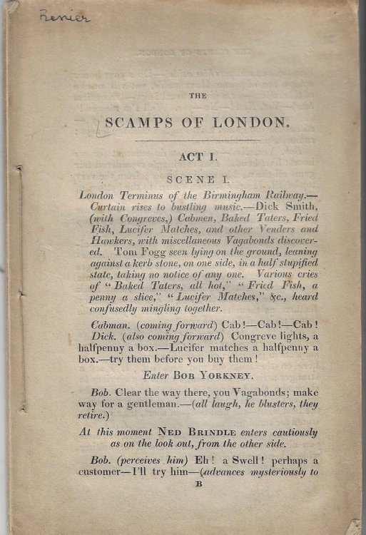 The Scamps of London; or, The Cross Roads of Life!