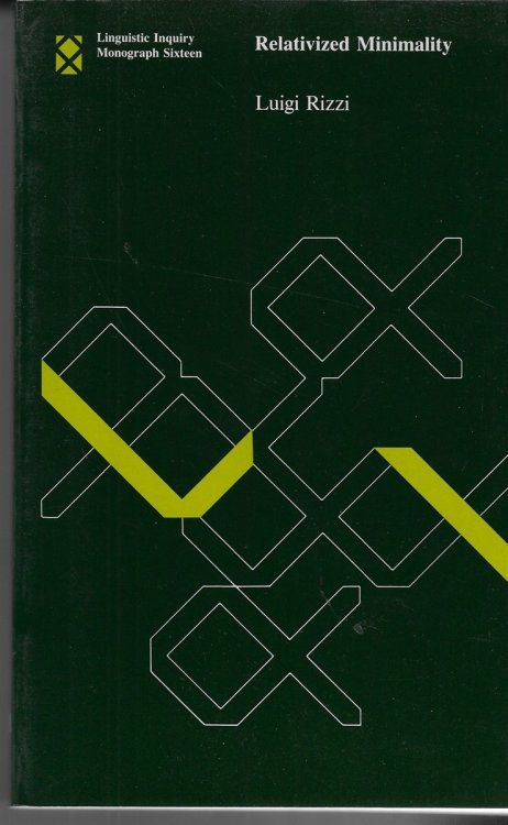 Relativized Minimality Volume 16