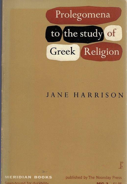 Prolegomena to the study of Greek Religion