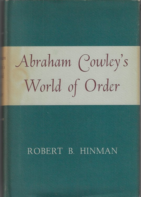 Abraham Cowley's World of Order