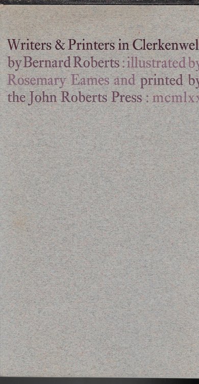 Writers & Printers in Clerkenwell