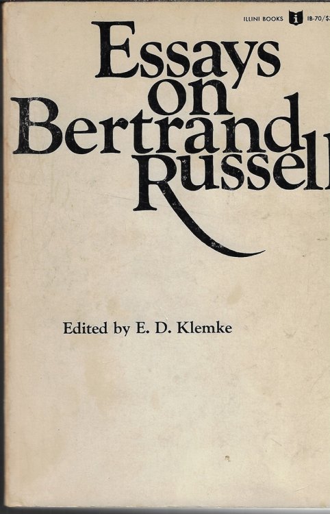 Essays on Bertrand Russell