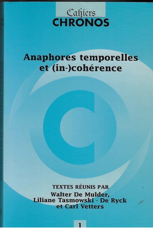 Anaphores Temporelles Et In-Cohrence