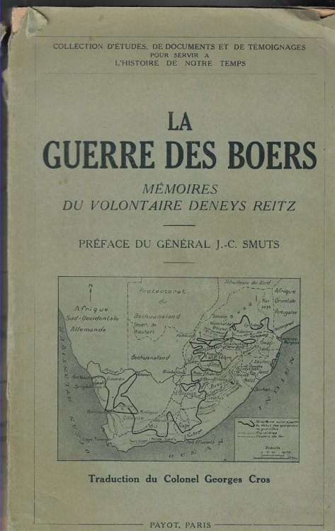 La Guerre des Boers Memoires du Voluntaire Deneys Reitz