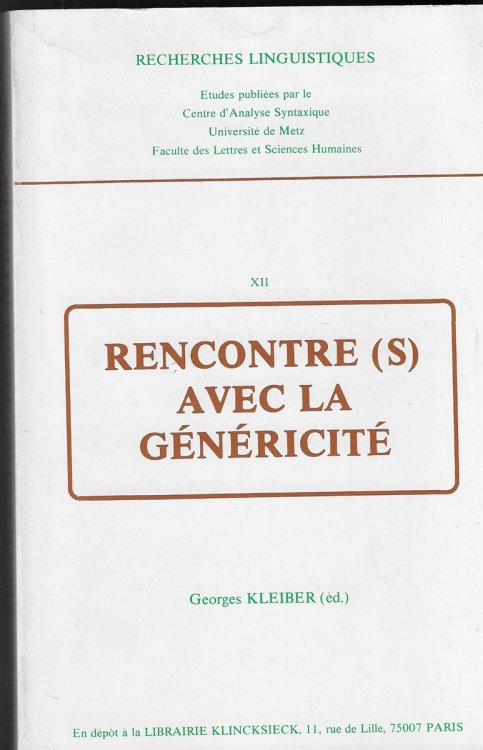 Rencontre Avec La Gnricit