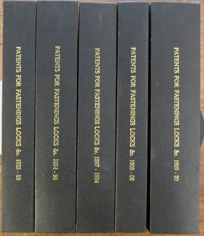 Patents for Inventions. Abridgements of Specifications. Class 44. Fastenings, Lock, Latch, Bolt and Other (including Safes and strong-rooms) 1893 - 1924