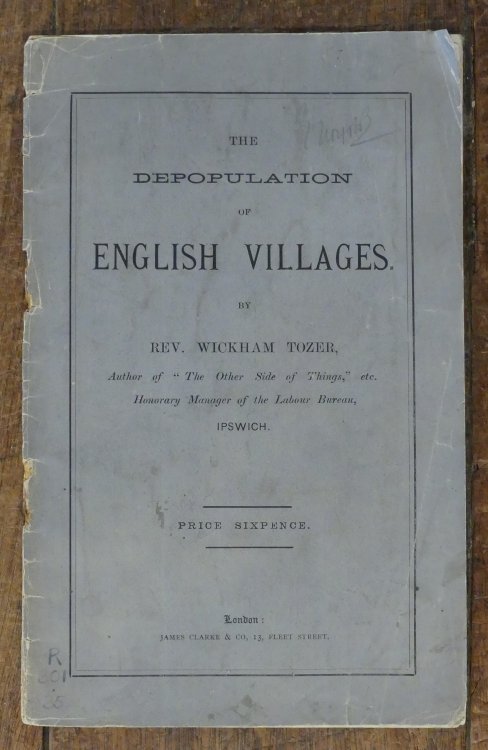 The Depopulation of English Villages