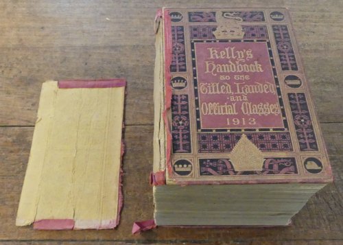 Kelly's Handbook to the Titled, Landed & Official Classes for 1913
