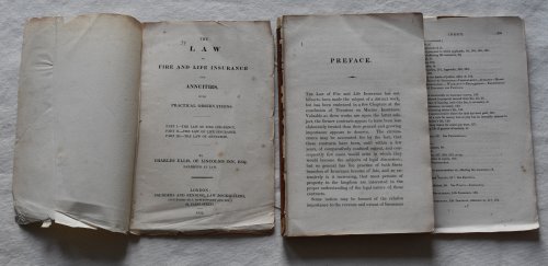 The Law of Fire and Life Insurance and Annuities with Practical Observations.