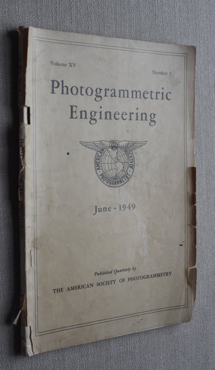 Photogrammetric Engineering Volume XV No. 2. June 1949