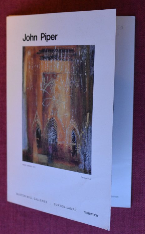 John Piper Exhibition Buxton Mill Galleries 6-27 April 1974