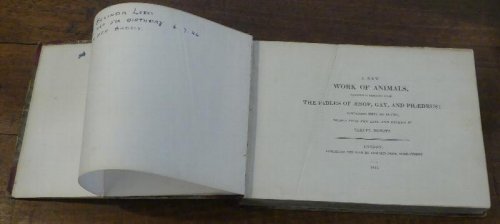 A New Work of Animals, Principally Designed from the Fables of Aesop, Gay, and Phaedrus & Groups of Animals Containing Forty-Four Plates, Drawn From The Life. TWO VOLUMES IN ONE