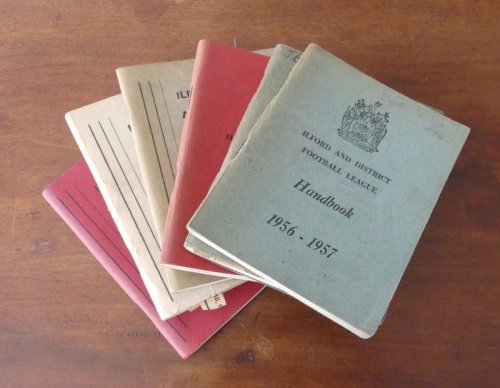 Ilford & District Football League Handbook 7 VOLUMES 1956-1963