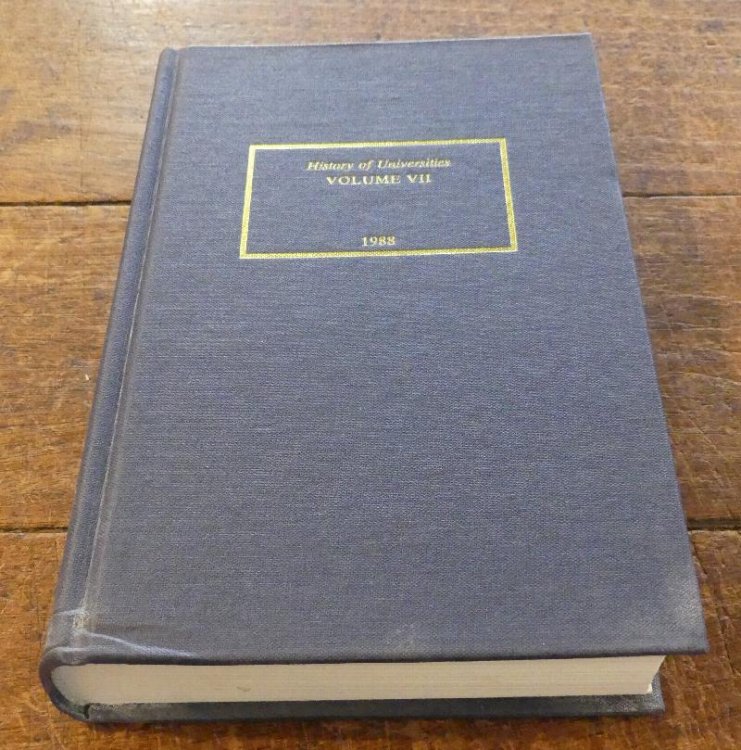 History of Universities: Volume VII: 1988: Vol 7