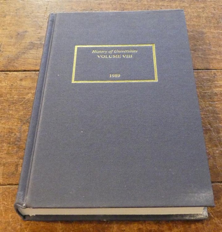 History of Universities: Volume VIII: 1989