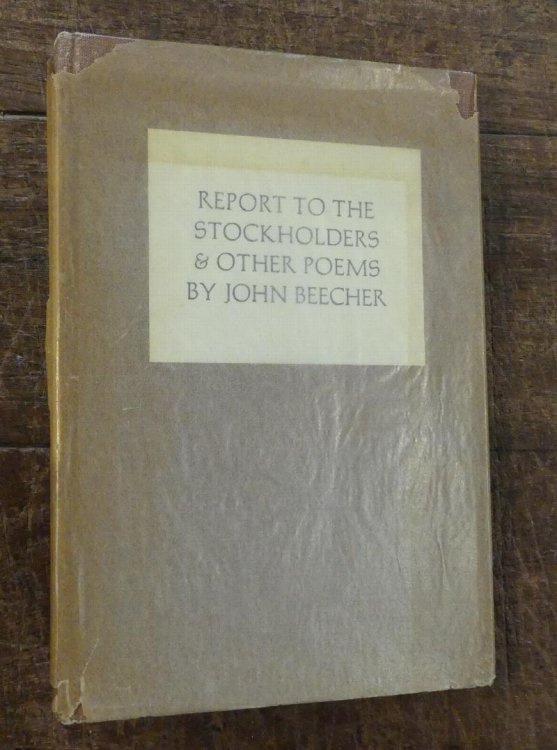 Report to the Stockholders & Other Poems