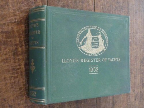 Lloyd's Register of Yachts 1952