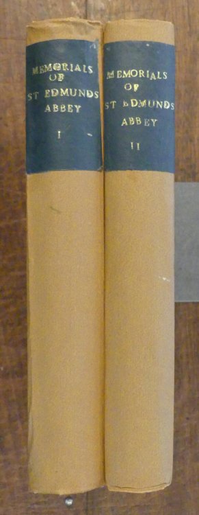 Memorials of St Edmund's Abbey. TWO VOLUMES (The Chronicles and Memorials of Great Britain and Ireland during the Middle Ages)