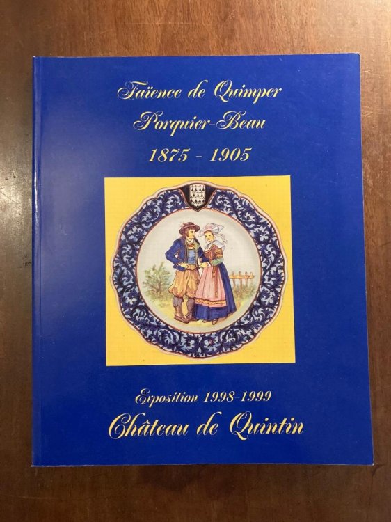 Faience De Quimper Porquier Beau 1875-1905 Exposition Au Chateau De Quintin