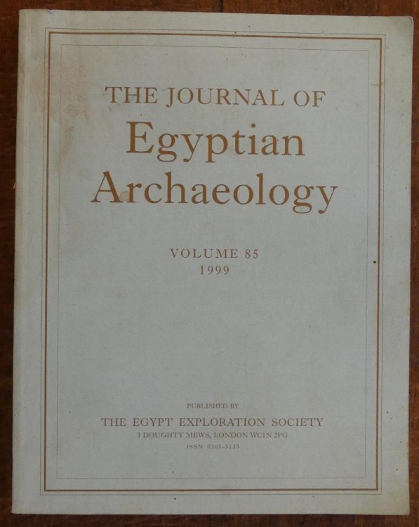 The Journal of Eqyptian Archaeology Volume 85