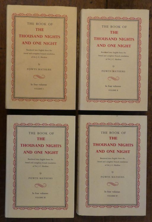 The Thousand and One Nights or Arabian Nights Entertainments FOUR VOLUMES