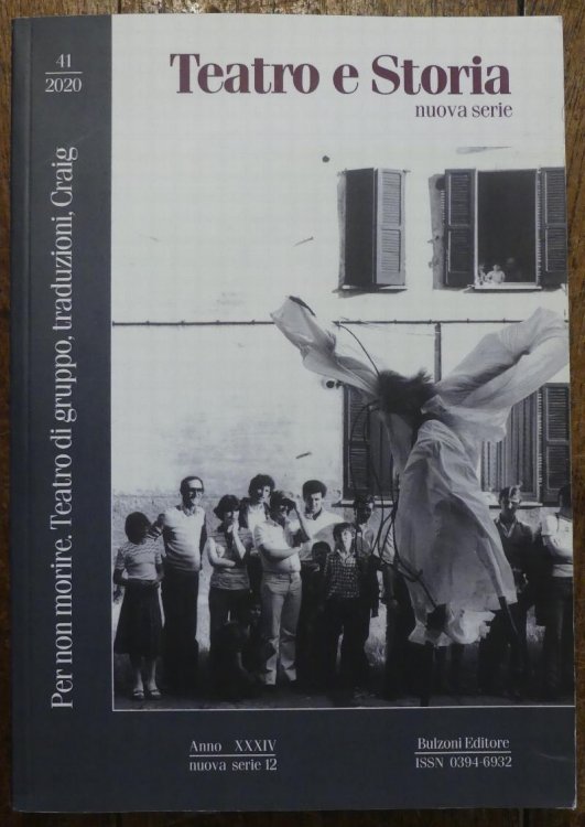 Teatro e Storia Nuova Serie 12 Anno XXXIV