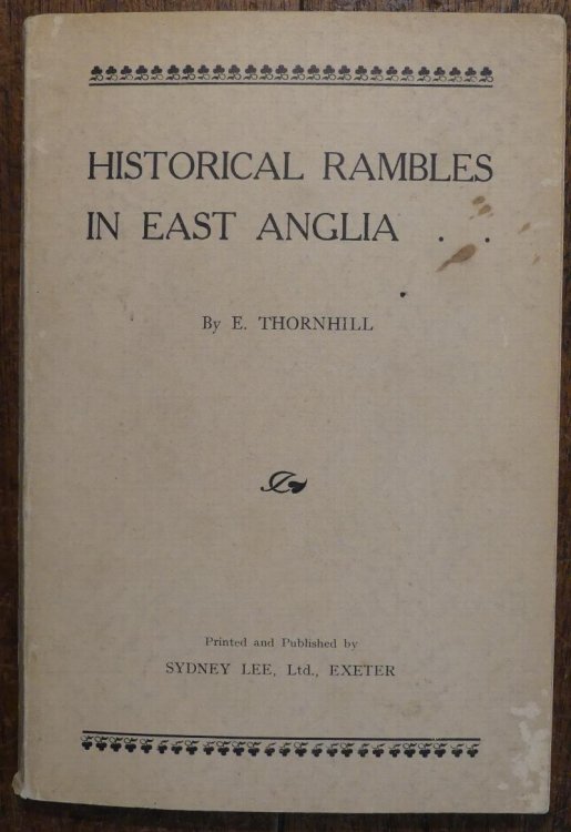 Historical Rambles in East Anglia