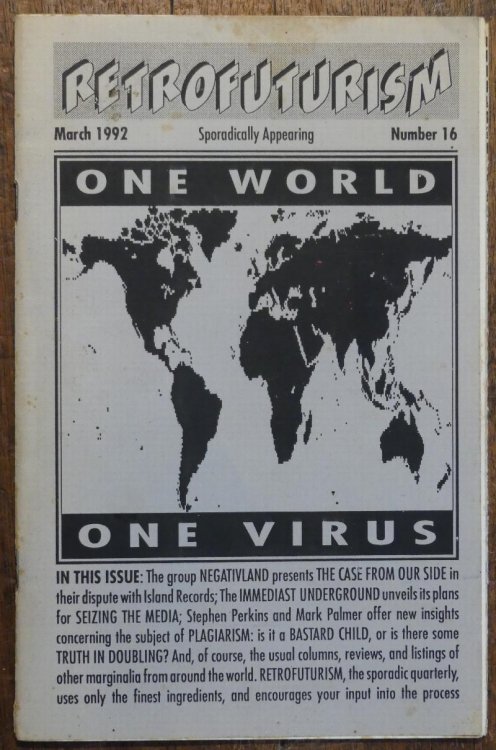 Image for Retrofuturism March 1992 Number 16 Retrofuturism March 1992 Number 16