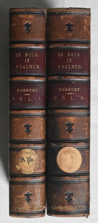 Simeonis de Muis. Commentarius literalis et historicus in omnes Psalmos Davidis, et selecta Veteris Testamenti cantica, ad editionem optimam Parisiensem anni M.DC.L recusus : Accesserunt Jacobi Bossuet. Notae in Psalmos et aliquot cantica : ejusdem Supple
