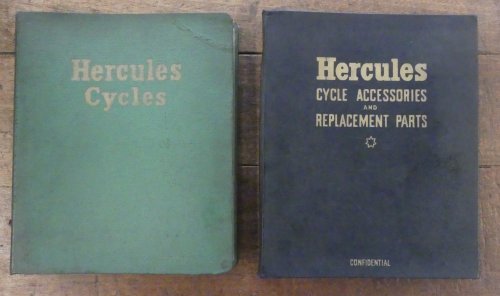 1. Hercules Cycle Catalogue for 1954 & 2. Hercules Cycle Accessories and Replacement Parts Catalogue with Trade Price List 1559 and 1157