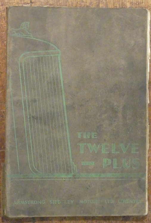 The Book of The 12 Plus Armstrong Siddeley