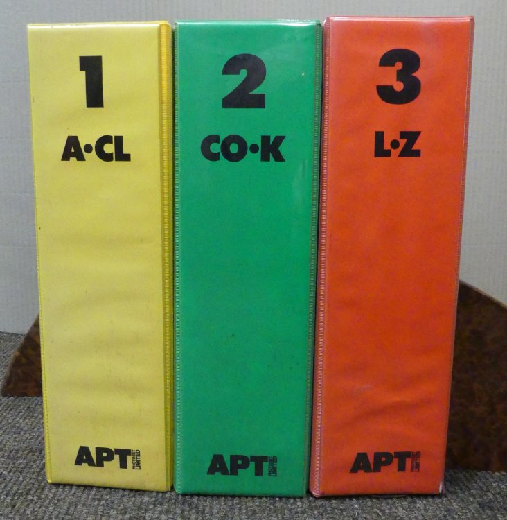 Typeface Catalogues 3 Volumes, A-CL., CO-K., L-Z