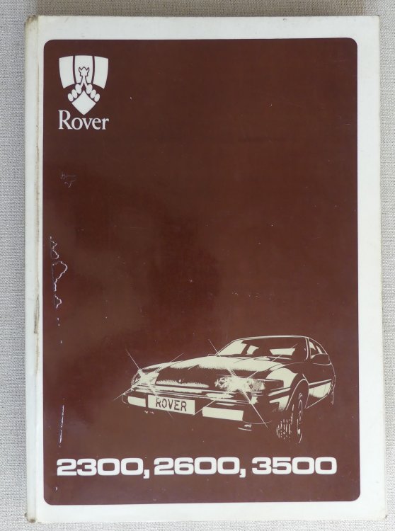 Rover 2300, 2600, 3500 Service Repair Operation Manual