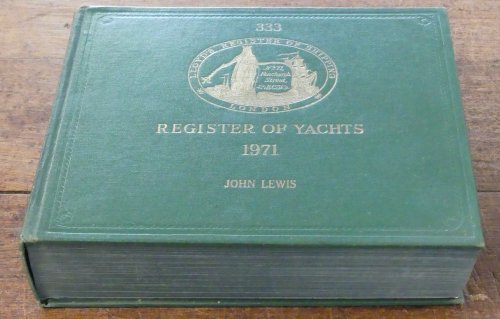 Register of Yachts 1971